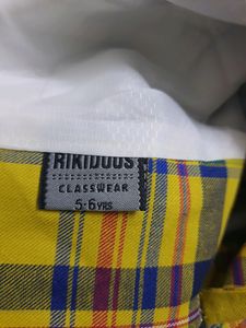 Mustard Blazer For 4-6 Yrs
