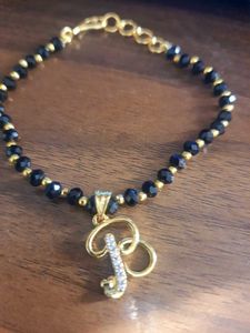 Braclelet With Stone Studded Initials