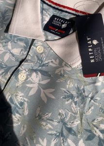 Floral Print Polo Shirt