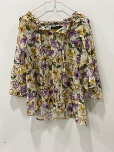 Chiffon Floral Print Top(Unused) Branded