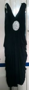 Women black Grown top