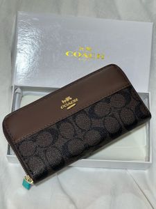 Coach Signature Brown Wallet