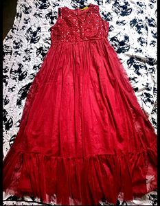 13-14 y Stunning Red Sequin Party Gown