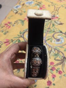 Oxidized Kundan Kada bracelet