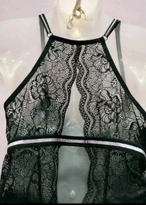 Black Lace Camisole Top