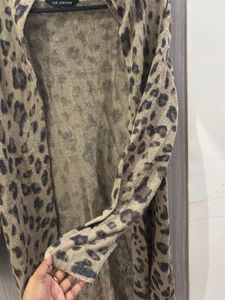 Leopard Print Cardigan