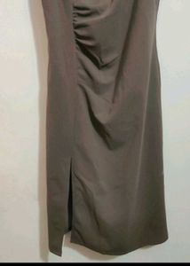 Olive Spaghetti Strap Dress For 36 Bust