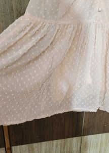 Sunday SALE Peach Button-Front Midi Dress
