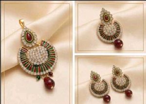 Exquisite Kundan & Pearl Drop Earrings