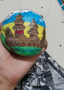 Hand-Painted Temple Rock