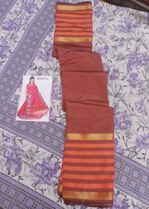 New border saree for women (NEVER USED)