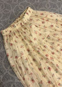 Boho Floral Tiered Maxi Skirt