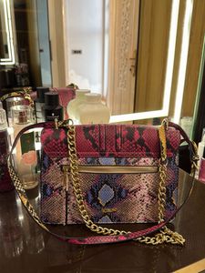 snake print bag