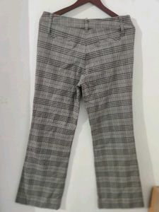 Chic Plaid Wide-Leg Pants