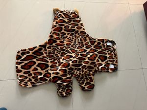 Leopard Print Hooded Pet Costume