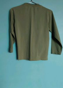 Green Full Sleeves Shirt for kids boys