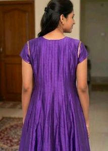 Elegant Purple Embroidered Kurta Set