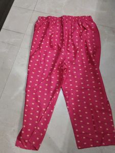 Pink Printed Palazzo Pants