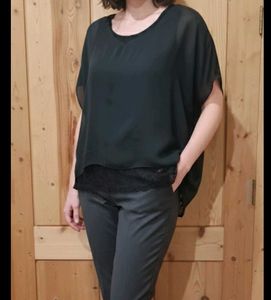 Elegant Dress Material - Dark Shade
