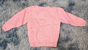❄️Dadi's love n care: Handwoven Pink Sweater