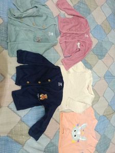 newborn tops 4 full hand 1 half