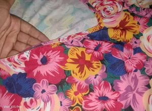 Vibrant Floral Puff Sleeve Top