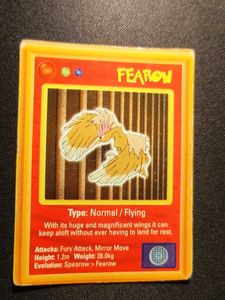 Alpenliebe pokemon chase card FEAROW