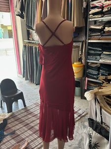 Savana Elegant Red Party Dress
