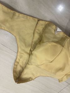 Padded Readymade Blouse + Cream Suit Set