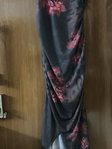 Elegant Floral Print Maxi Dress