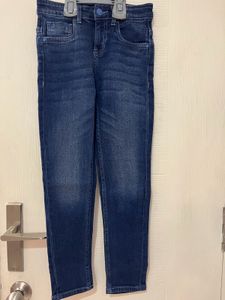 M&amp;H Light Washed Denim For 8-9yrs Skinny Fit