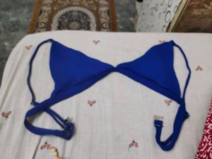 Vibrant Blue Bikini Top