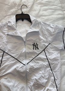 White NY Track Jacket upper