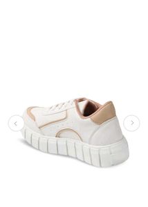Stylish White &amp; Pink Sneakers