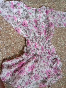 Floral Print Mini Dress