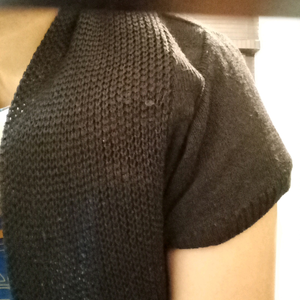 Black half sleeve shrug