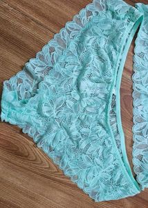 Teal Lace Bralette &amp; Panty Set