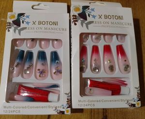 (PACK OF 2) Printesety Nails Extension With Gl 💅