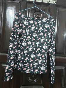 Floral Print Long Sleeve Top