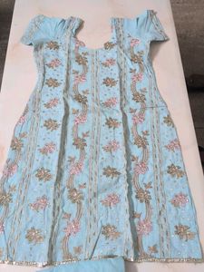 Beautiful Sky Blue Kurta Set