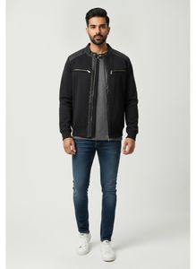Men's Black Bomber Jacket