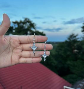 cross stone Earrings