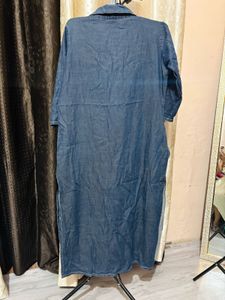 Stylish Blue Denim Dress