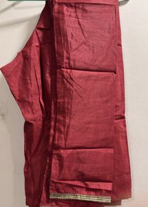 Elegant Red &amp; Black Ethnic Kurta Set with dupatta