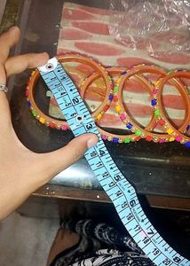 Vibrant Beaded Bangles
