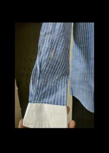 NEW BROOKS BROTHERS CONTRAST COLLOR LINEN Shirt
