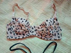 Forever 21 Leopard Print Lingerie Set