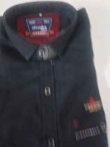 Classic Black Men's Casual Shirt