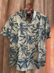 Men's Palm Tree Print Shirt
