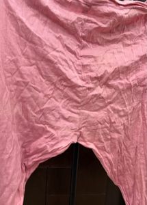 Pink Kurta Set with Tassels